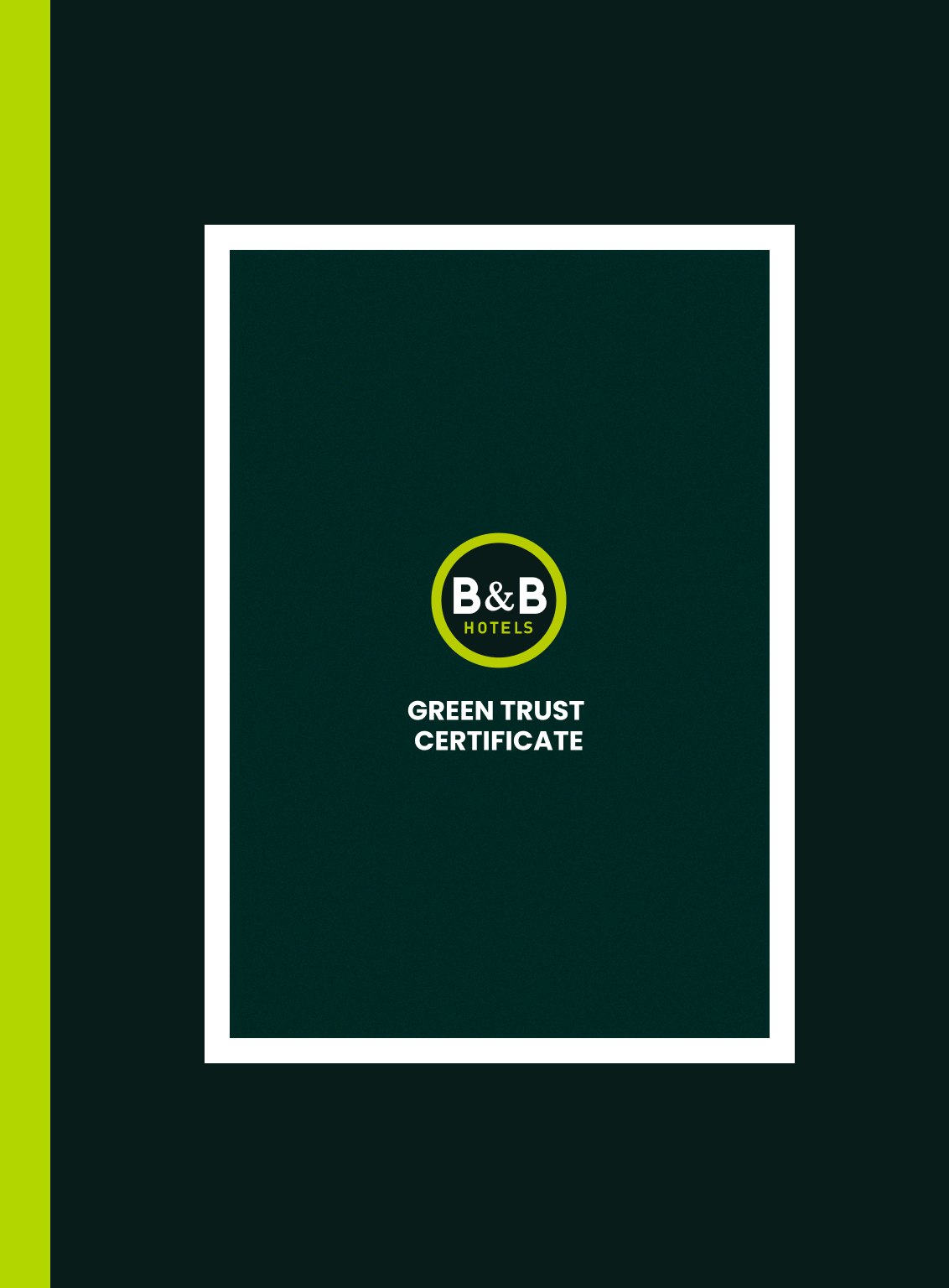 GREEN TRUST CERTIFICATE